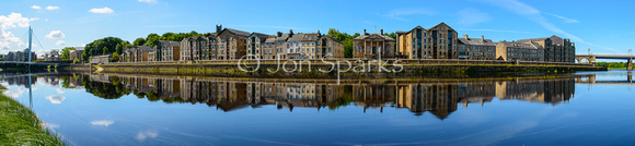 Lancaster: River Lune and St George's Quay Panorama